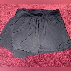 American Eagle aerie offline black athletic shorts spandex liner black small